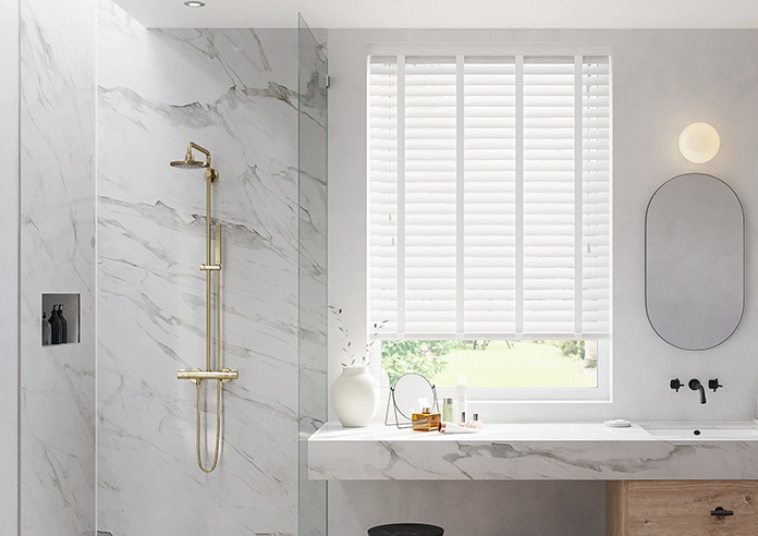 Ecowood Deluxe, Washed White Satin - Venetian Blind - Image 3